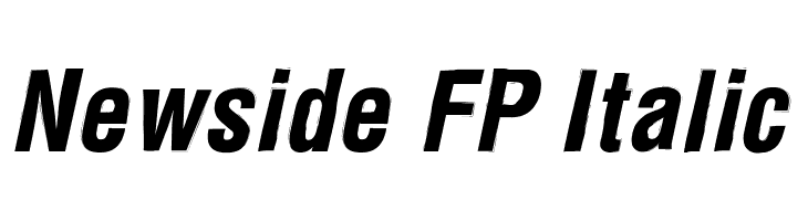 Newside FP Italic Font