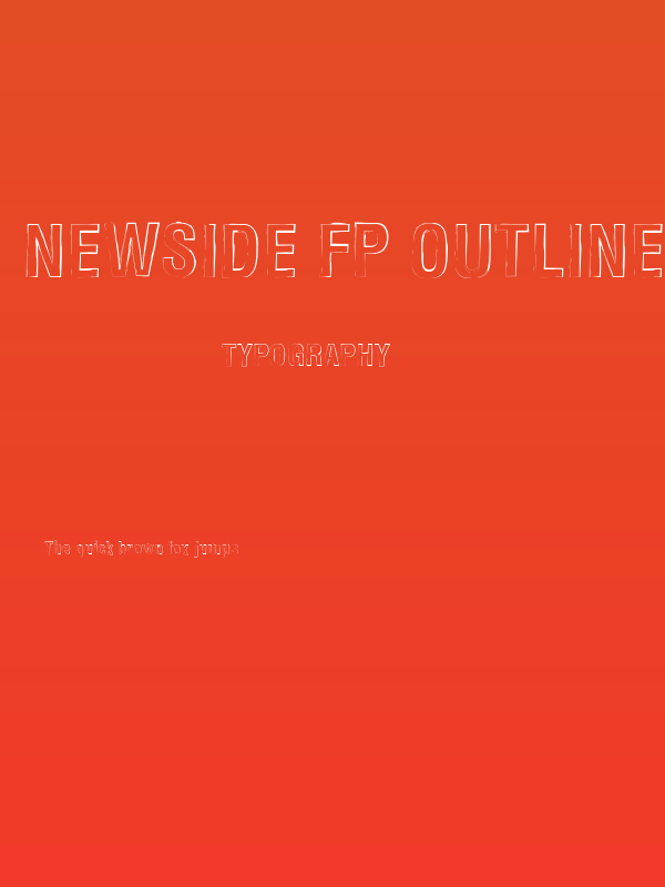 Newside FP Outline Alternate Poster