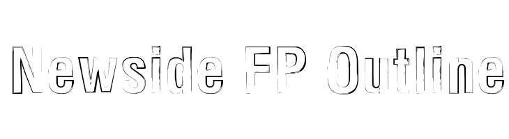 Newside FP Outline  नि: शुल्क फ़ॉन्ट्स डाउनलोड