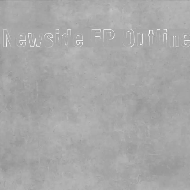Newside FP Outline Font examples
