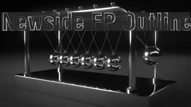 Newside FP Outline Font examples