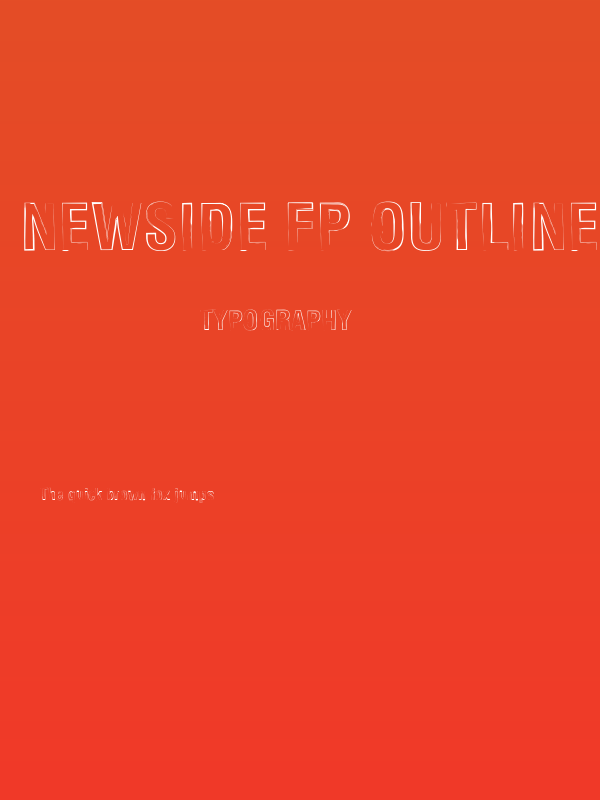 Newside FP Outline Poster