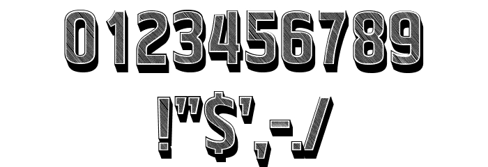 Newspaper Regular Font OTHER CHARS