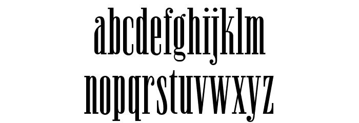 NewstonNormal-Regular Font LOWERCASE