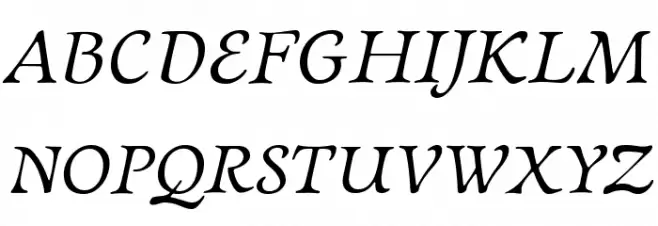 NewtSerif-Italic Polices MAJUSCULES