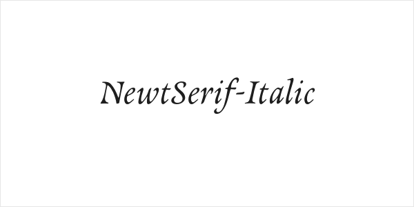 NewtSerif-Italic Logo