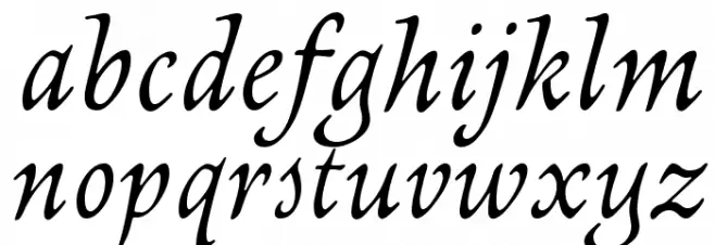 NewtSerif-Italic Caratteri MINUSCOLO
