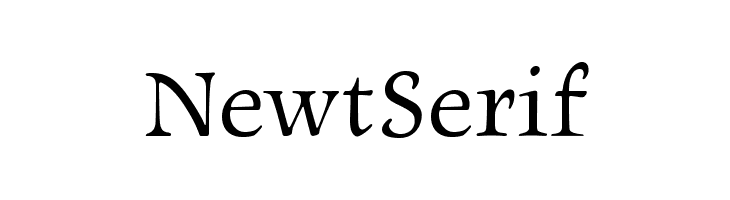 NewtSerif Fonte