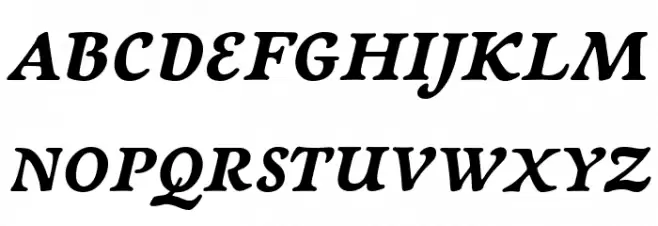 NewtSerifBold-Italic Fuentes MAYÚSCULAS