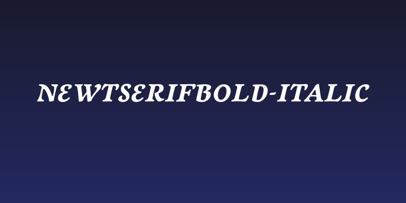 NewtSerifBold-Italic Social Header