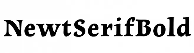 NewtSerifBold  Fuentes Gratis Descargar