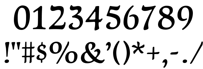 NewtSerifDemi Font OTHER CHARS
