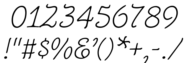 NewtSerifLight-Italic Font OTHER CHARS
