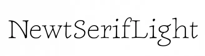 NewtSerifLight  Fuentes Gratis Descargar