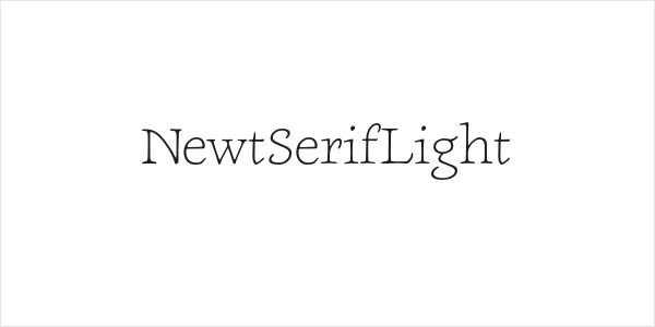 NewtSerifLight Logo