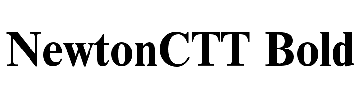 NewtonCTT Bold Font