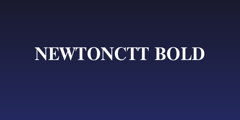 NewtonCTT Bold Social Header