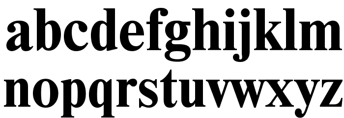 NewtonCTT Bold Font LOWERCASE