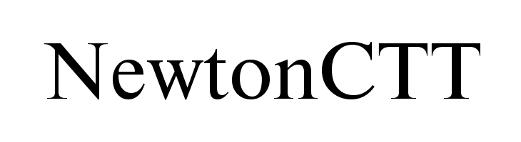 NewtonCTT Font