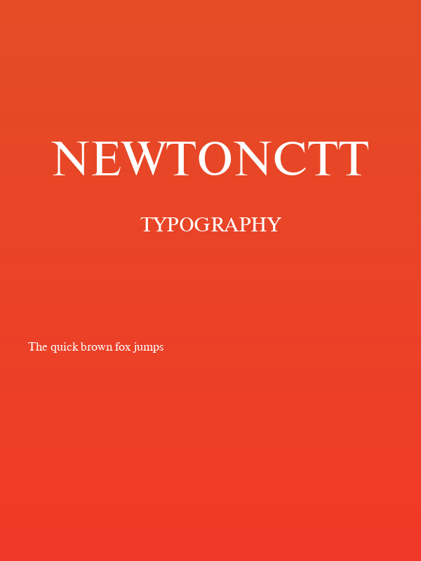 NewtonCTT Poster