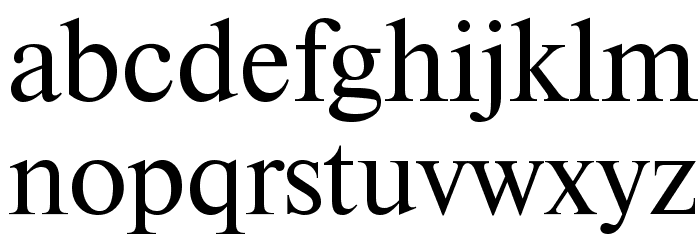 NewtonCTT Font LOWERCASE