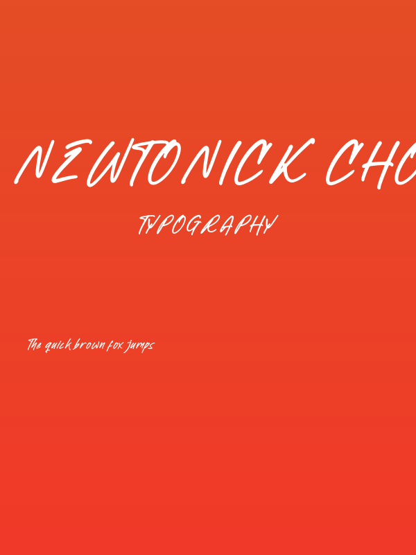 Newtonick Chodes Poster