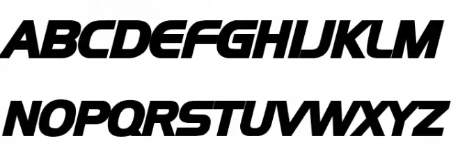 Newtown Bold Italic Fonte MAIÚSCULAS