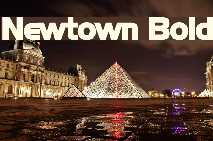 Newtown Bold Font examples