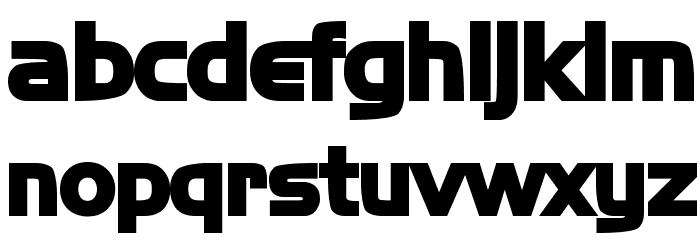 Newtown Bold Font LOWERCASE
