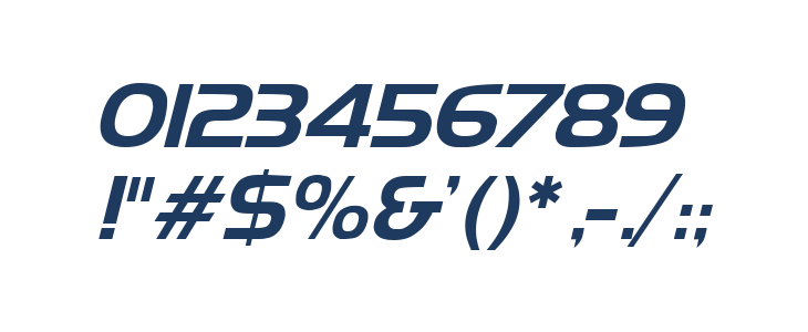 Newtown Italic Other Characters
