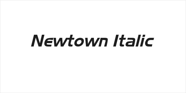 Newtown Italic Logo