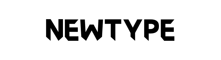 Newtype  免费字体下载