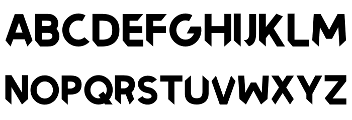 Newtype Font LOWERCASE