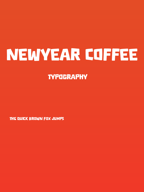 Newyear Coffee Poster