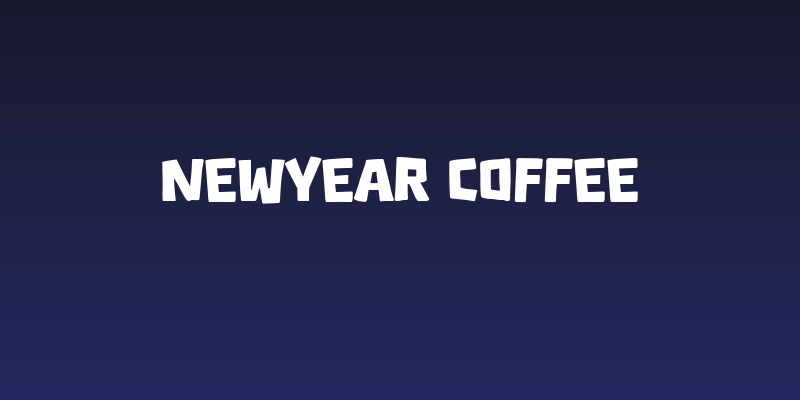 Newyear Coffee Social Header