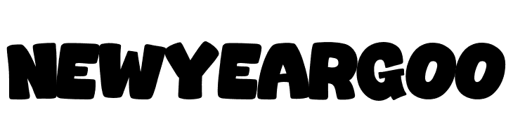 Newyear Goo  免费字体下载