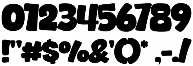 Newyear Goo Font OTHER CHARS