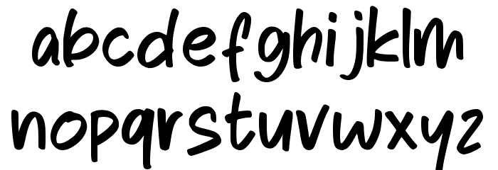 Newyear Playtime Font LOWERCASE