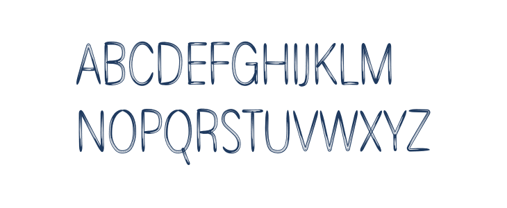 Newyear Scratches Uppercase