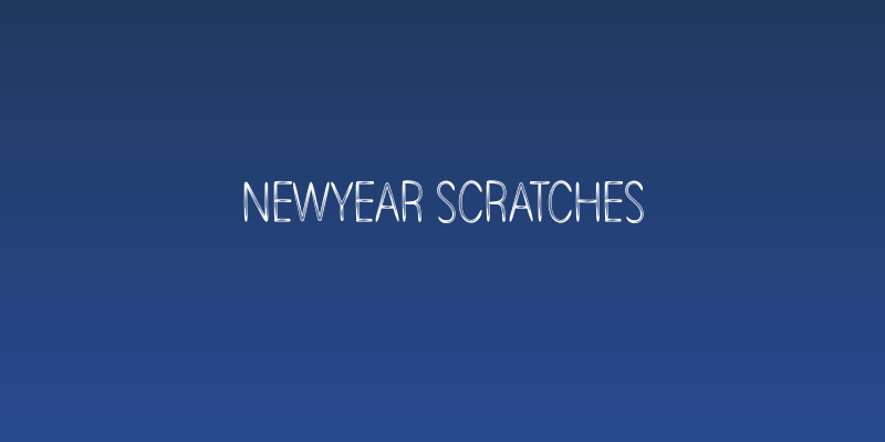 Newyear Scratches Social Header