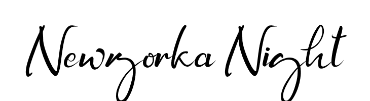 Newyorka Night  フリーフォントのダウンロード