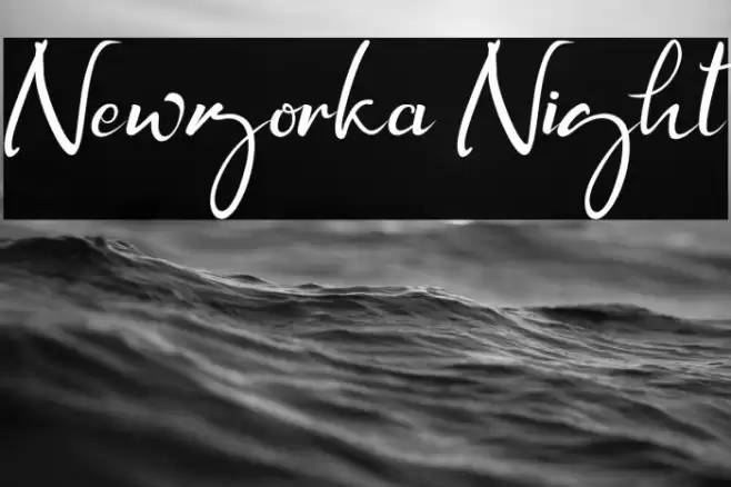 Newyorka Night Font examples