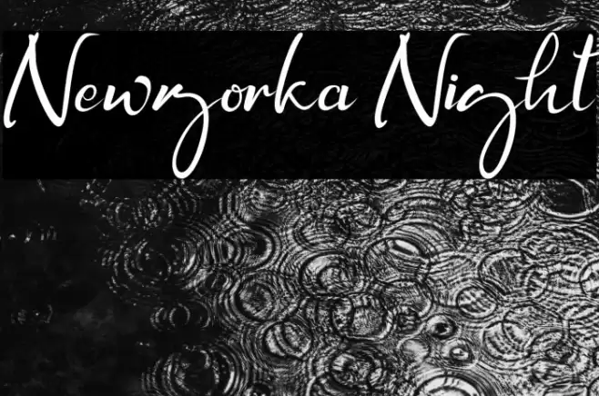 Newyorka Night Font examples