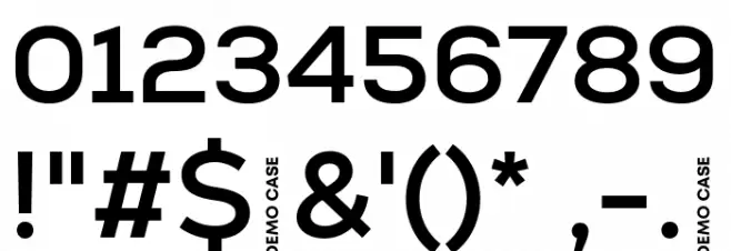 Nexa Demo Bold Font OTHER CHARS