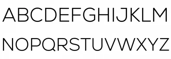 Nexa Demo Light Schriftart Groß