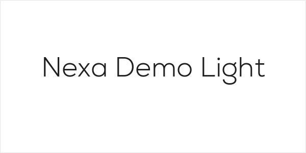 Nexa Demo Light Logo