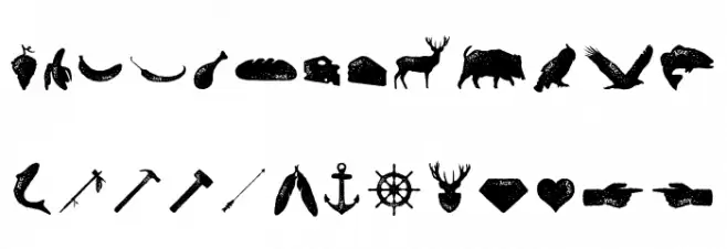 Nexa Rust Extras Demo Icons 字体 小写