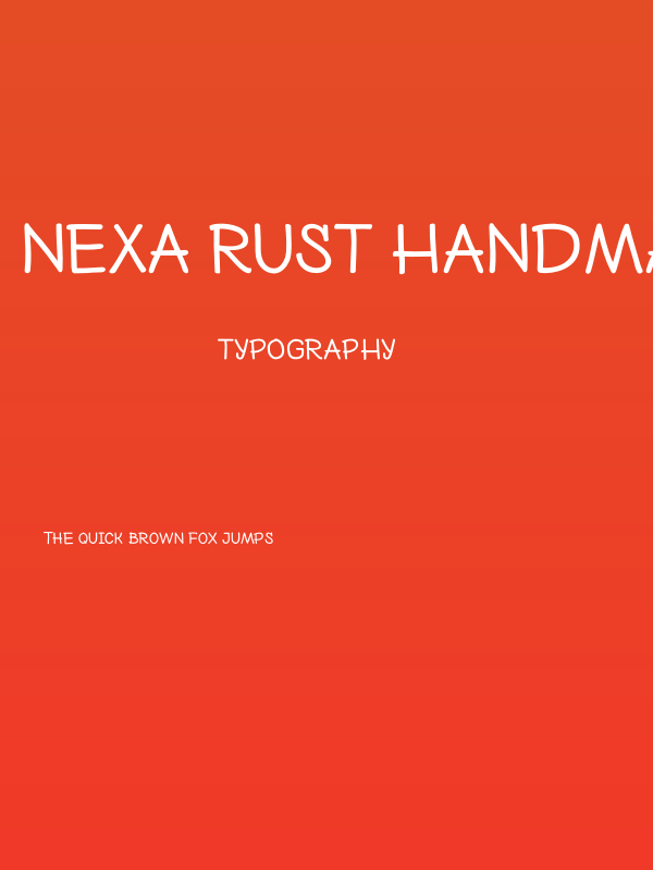 Nexa Rust Handmade Extended Poster