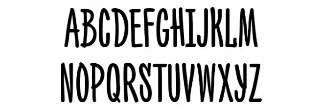 Nexa Rust Handmade-Trial Condensed Font LOWERCASE
