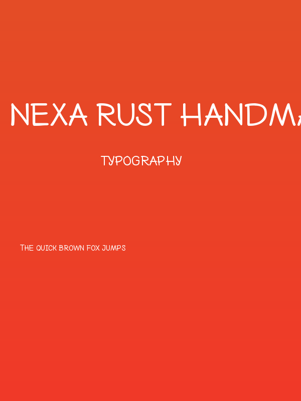 Nexa Rust Handmade-Trial Extended Poster
